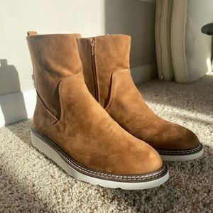 Brown booties